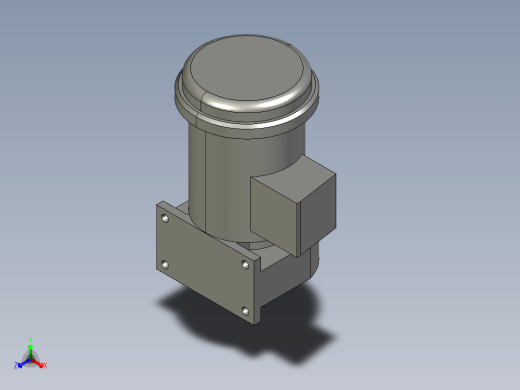 台创电机TCH22-400-15SB正等轴测缩略图