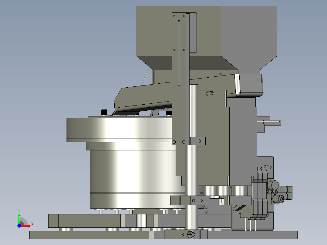 CZXD-塑胶件振动盘前视图