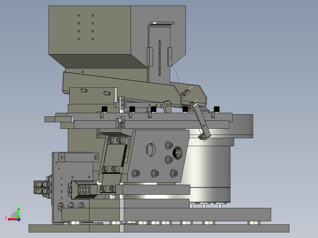 CZXD-塑胶件振动盘后视图