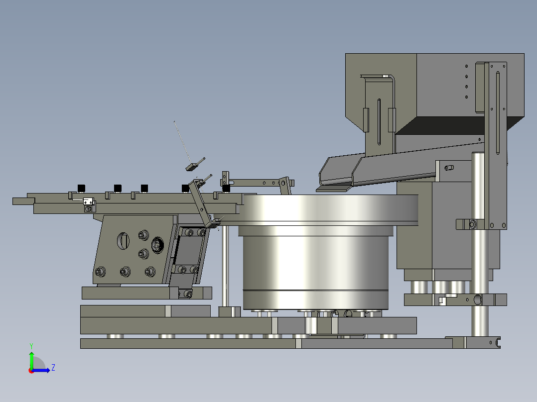 CZXD-塑胶件振动盘左视图