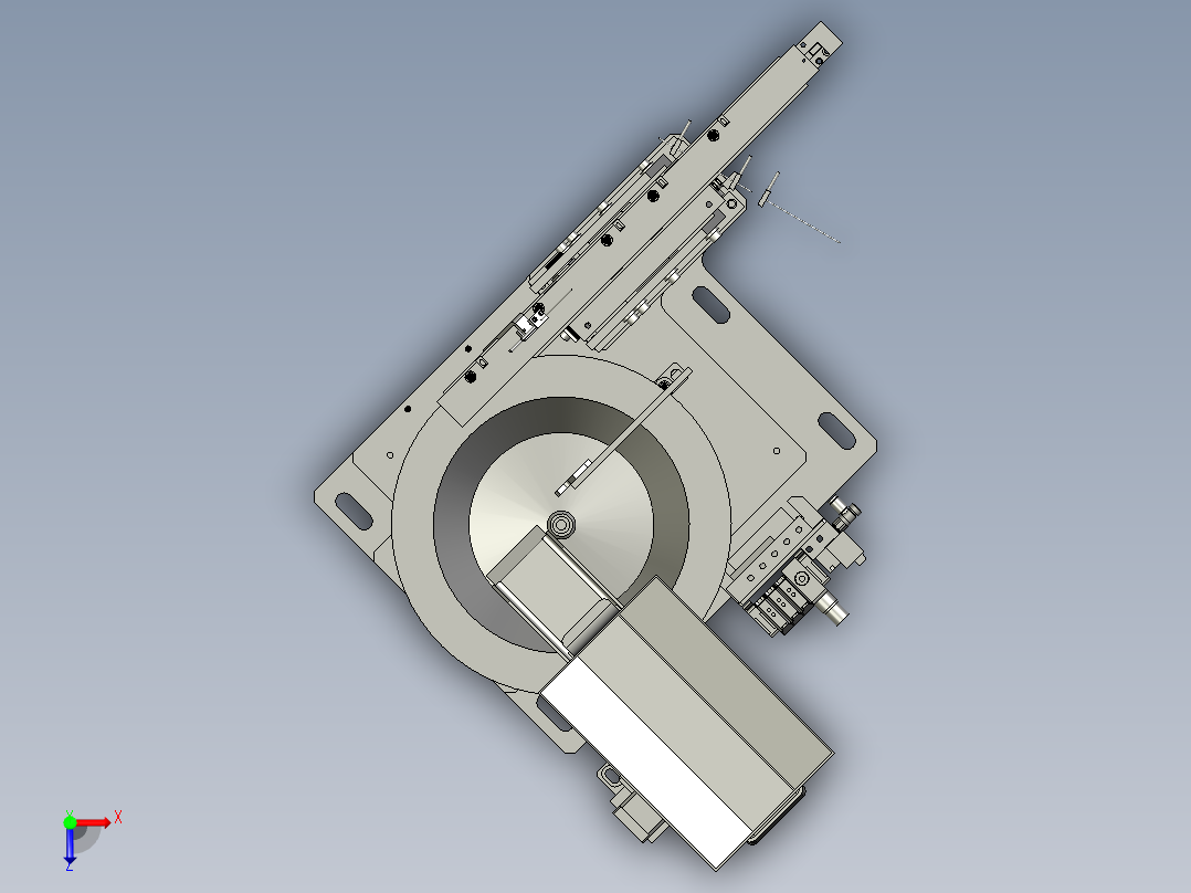CZXD-塑胶件振动盘俯视图