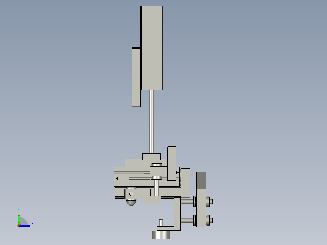 防跑料机构2左视图