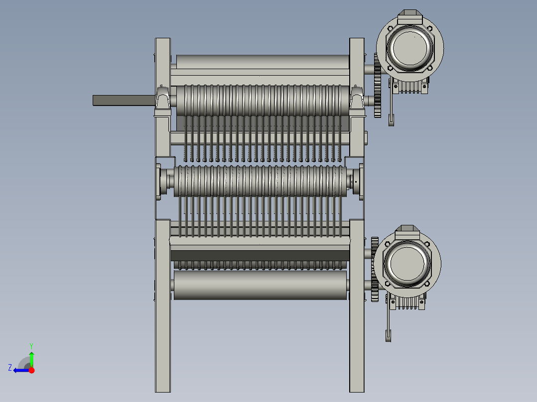 标记印制装置右视图
