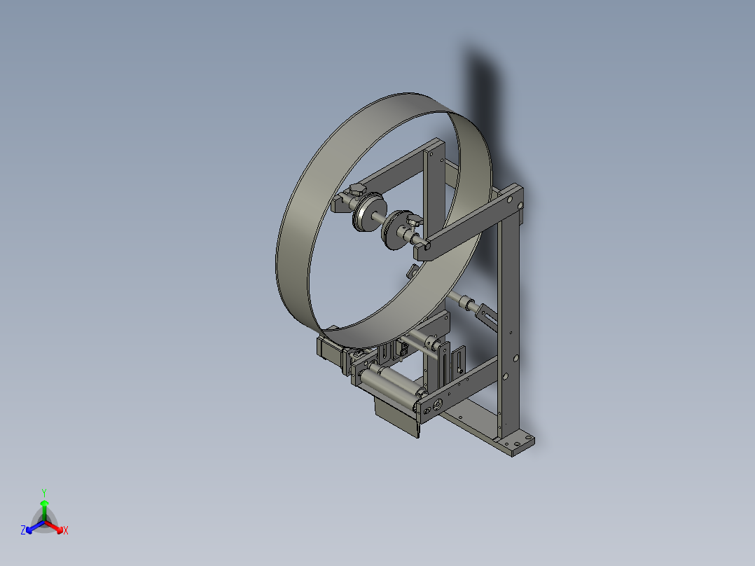 HLCY06-02-00-00走纸装配主视图