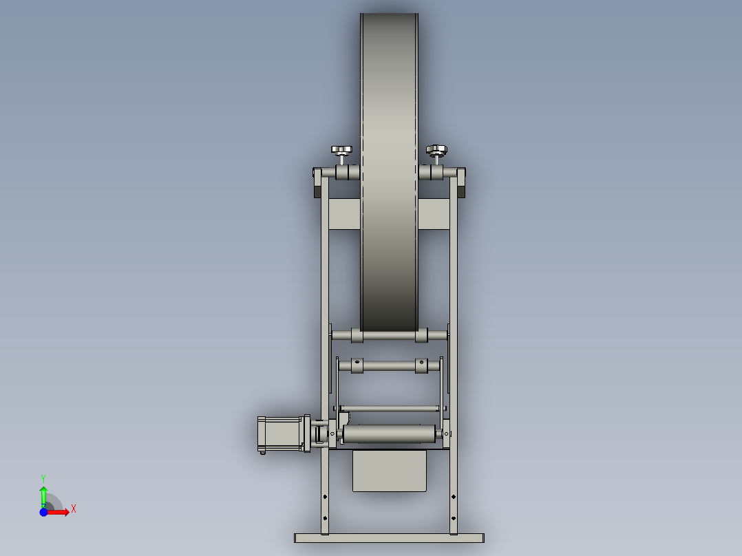 HLCY06-02-00-00走纸装配前视图