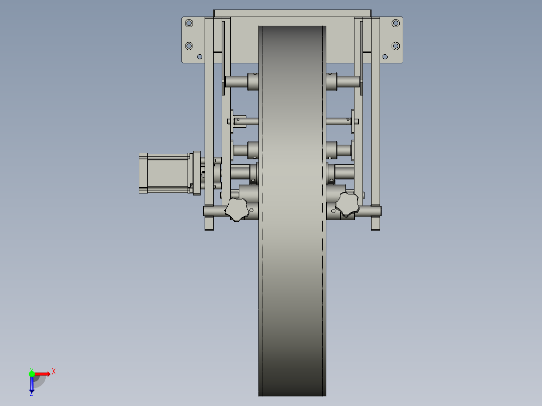 HLCY06-02-00-00走纸装配俯视图