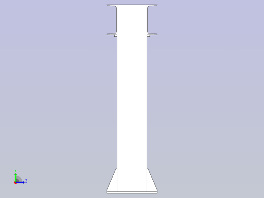一款液压压力机三维模型左视缩略图