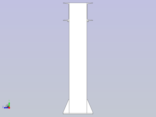 一款液压压力机三维模型右视缩略图
