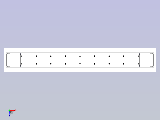 一款液压压力机三维模型俯视缩略图