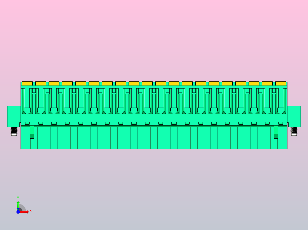 端子2EDGKDM-5.0-20P-14-00AH前视图