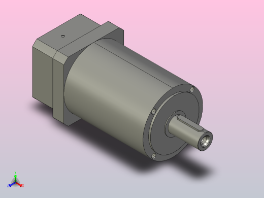 间隙减速器gearbox_gbx160040k_gbk_160_100_4_f