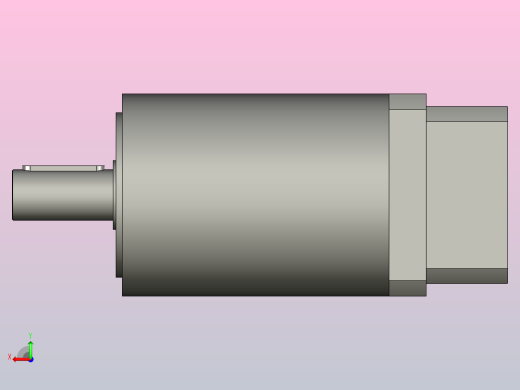 间隙减速器gearbox_gbx160040k_gbk_160_100_4_f后视缩略图
