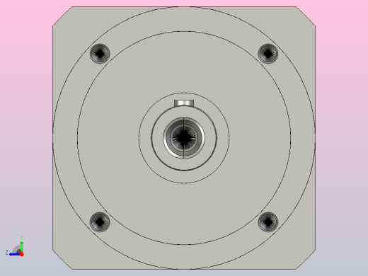 间隙减速器gearbox_gbx160040k_gbk_160_100_4_f右视缩略图
