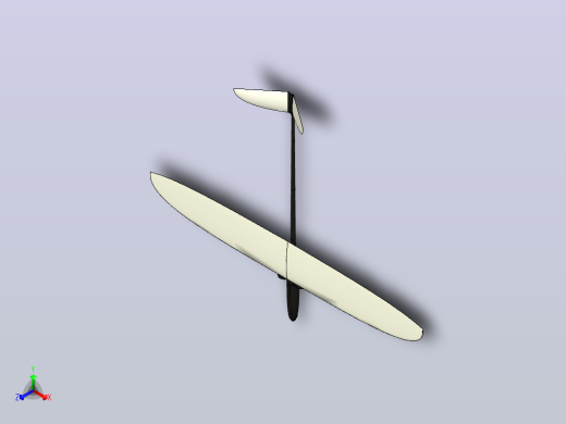 飞机模型3D设计正等轴测缩略图