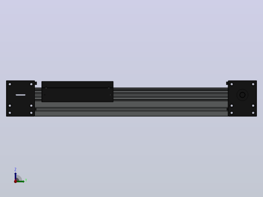 线性装置 KRF 8 系列 80x40 ZR，左侧输入轴-300右视缩略图