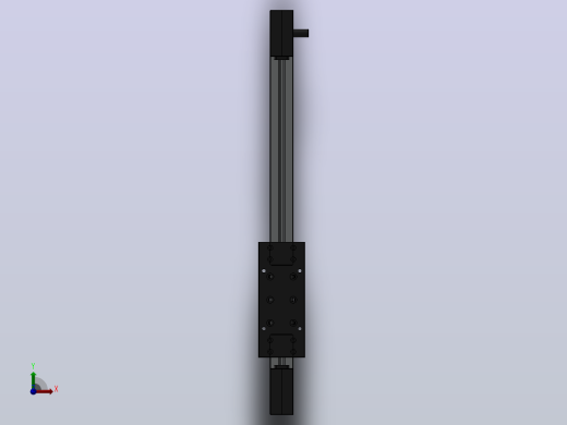 线性装置 KRF 8 系列 80x40 ZR，左侧输入轴-300俯视缩略图
