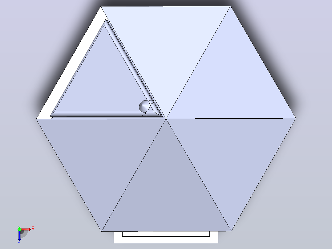 垃圾箱 垃圾处理设备dust-bin-cad-1831-模型格式为 sw俯视图