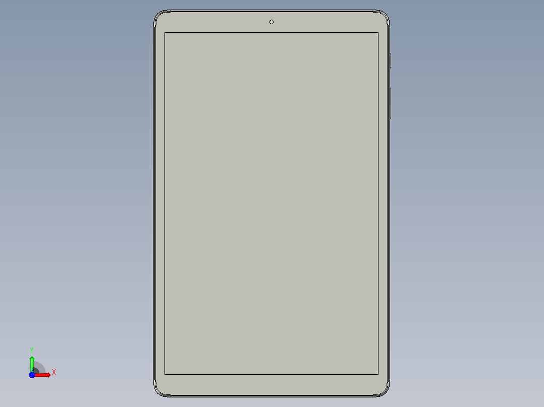 三星 GALAXY TAB A前视图