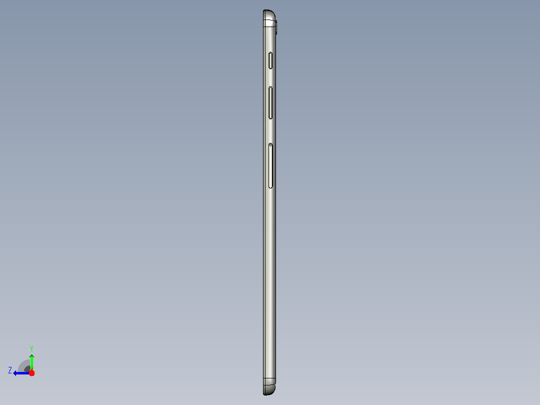 三星 GALAXY TAB A右视图