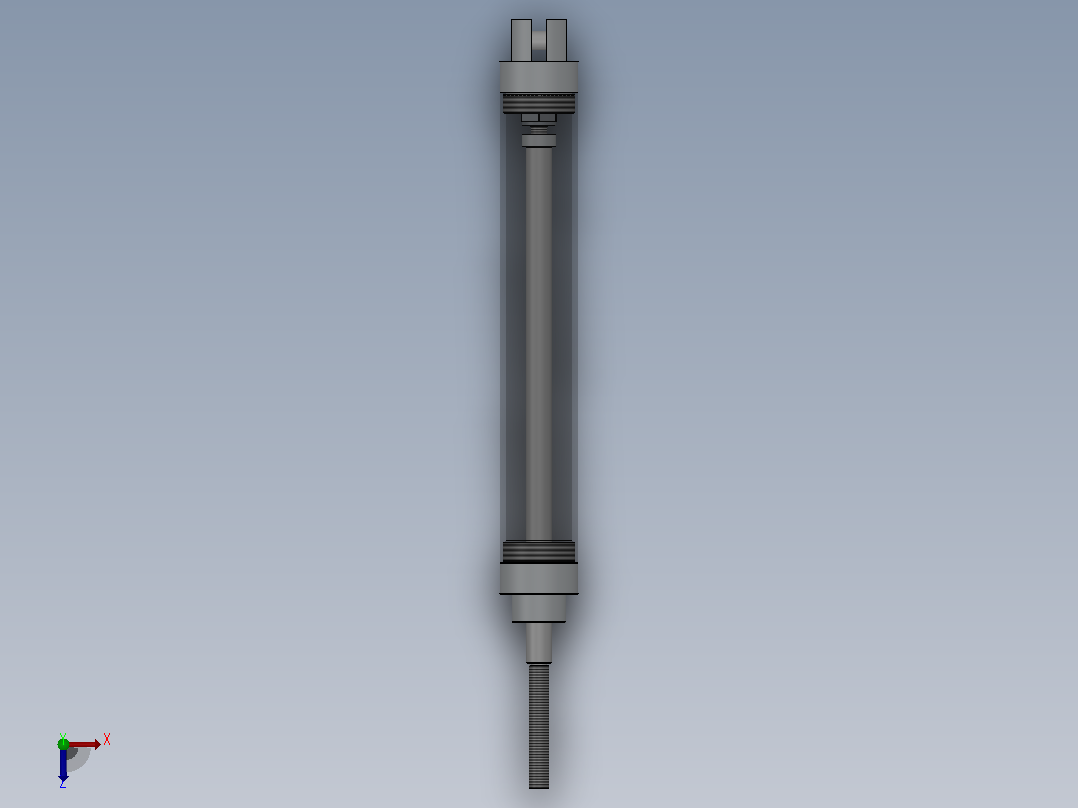圆形气缸-32x12x200mm-1.snapshot.1俯视图