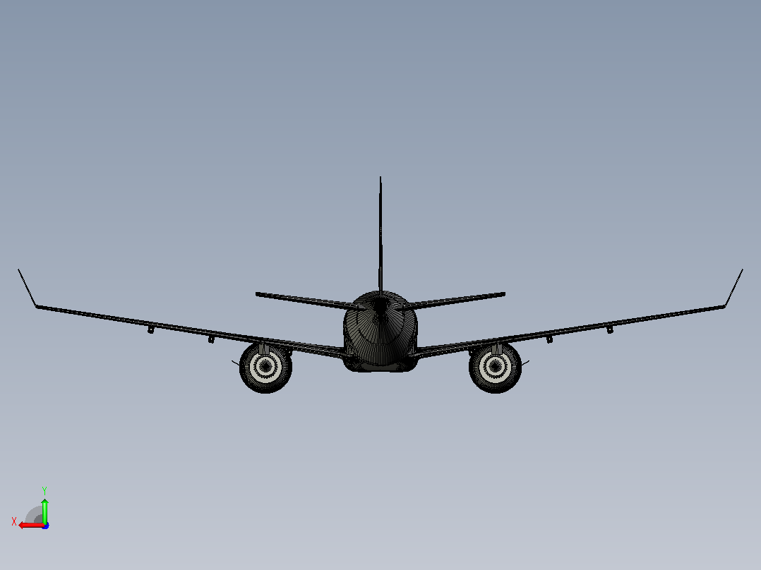 空客 A220后视图