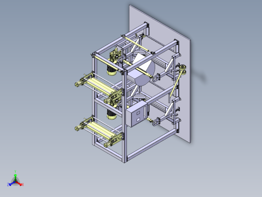络筒机正等轴测缩略图