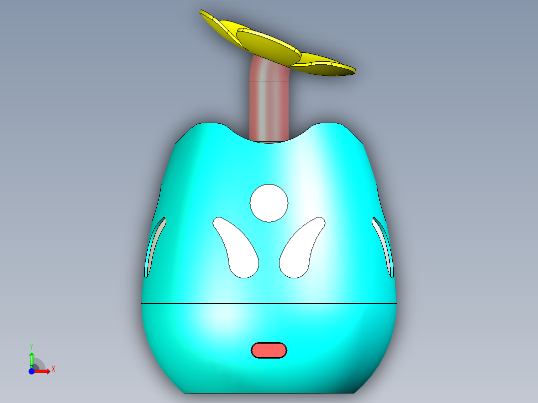 空气加湿器前视图