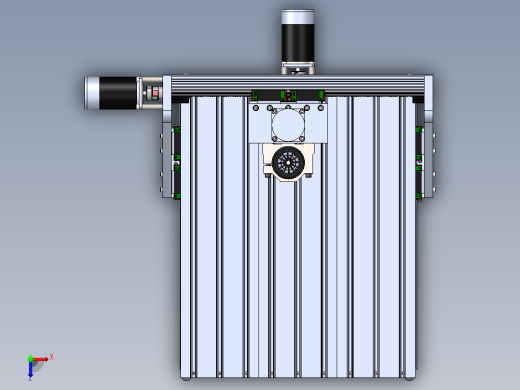 nema 23 步进电机驱动的迷你CNC铝铣床俯视缩略图