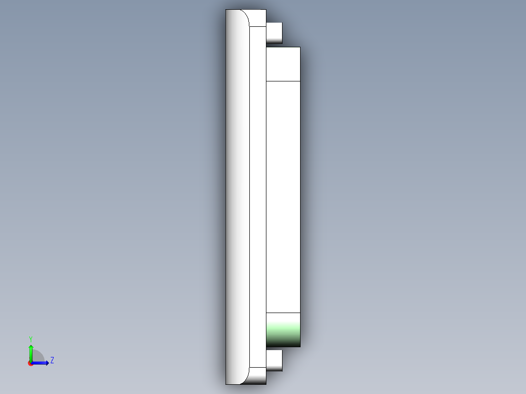 精稳拉手LS-183-B左视图