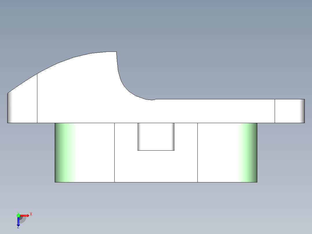 精稳拉手LS-183-B俯视图