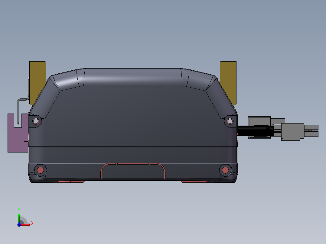 MTH丝杆半封闭模组MTH13-BC-400W前视图