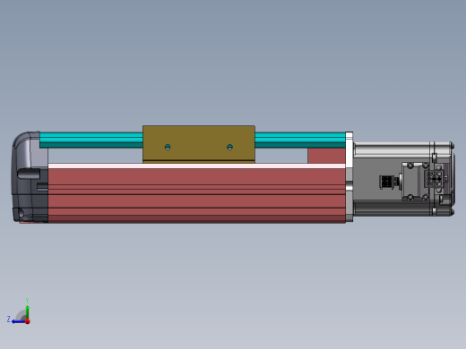MTH丝杆半封闭模组MTH13-BC-400W右视缩略图
