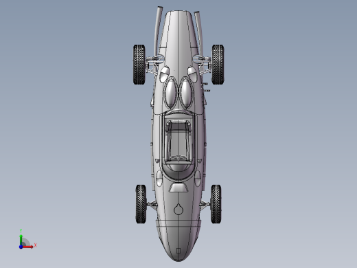 法拉利跑车3D模型前视缩略图