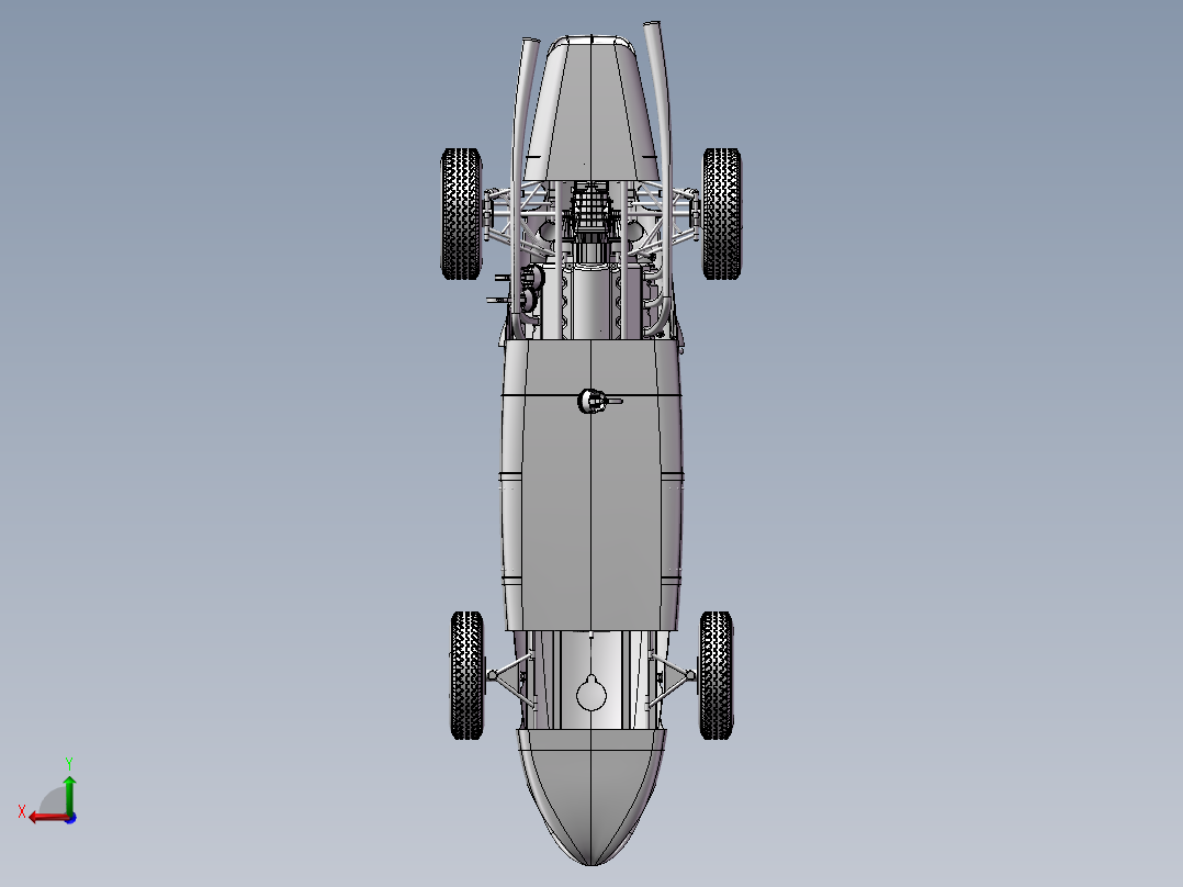 法拉利跑车3D模型后视图