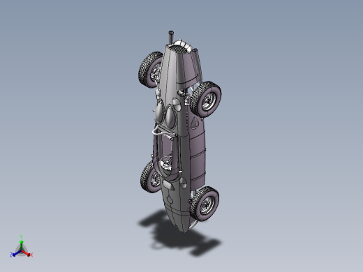 法拉利跑车3D模型正等轴测缩略图