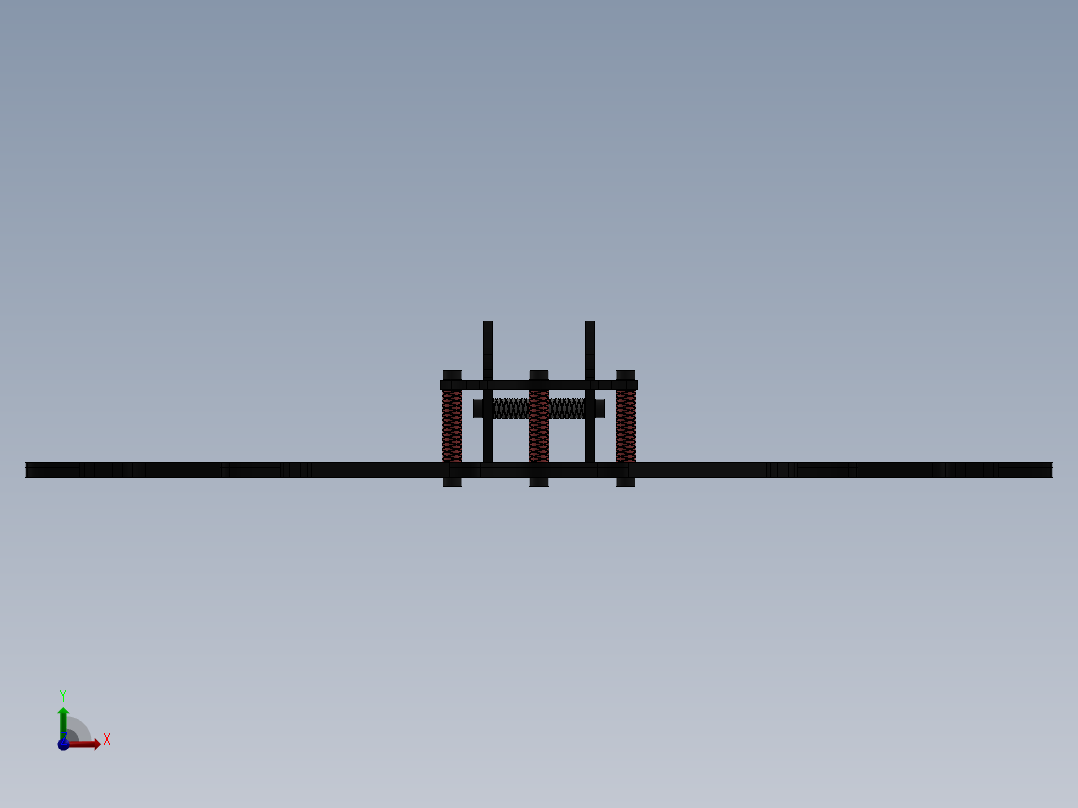 HexQuad 是一款宽距 3 英寸螺旋桨六轴飞行器框架前视图
