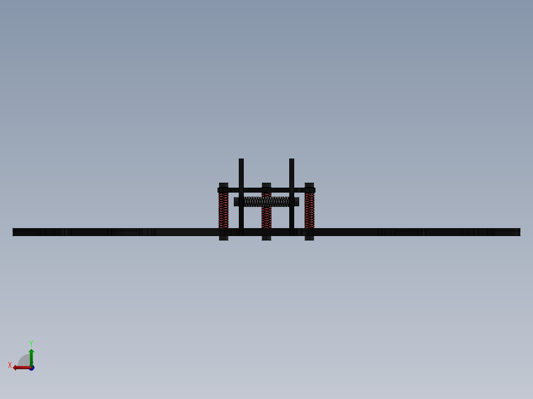 HexQuad 是一款宽距 3 英寸螺旋桨六轴飞行器框架后视图