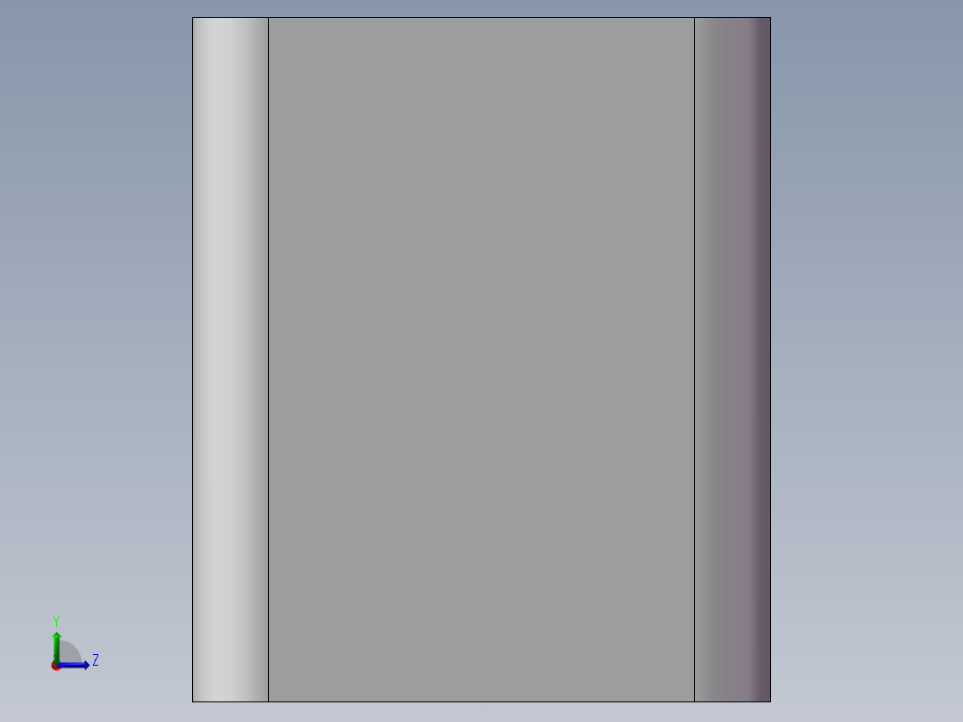 电动滑台模组MTG45电机座左视图