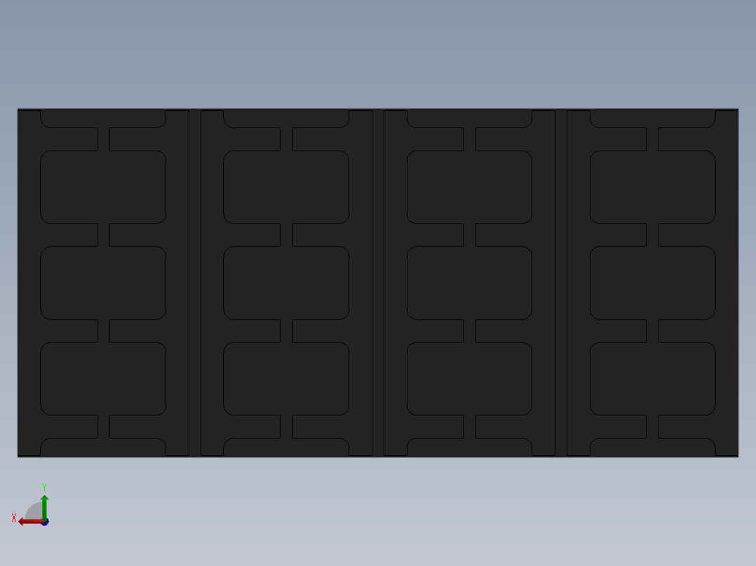 砖瓦机制砖机后视图