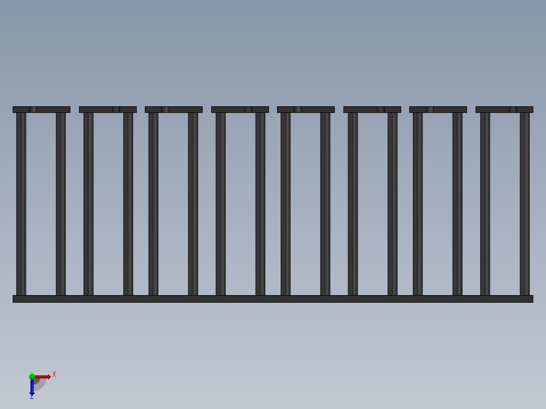 砖瓦机制砖机俯视图