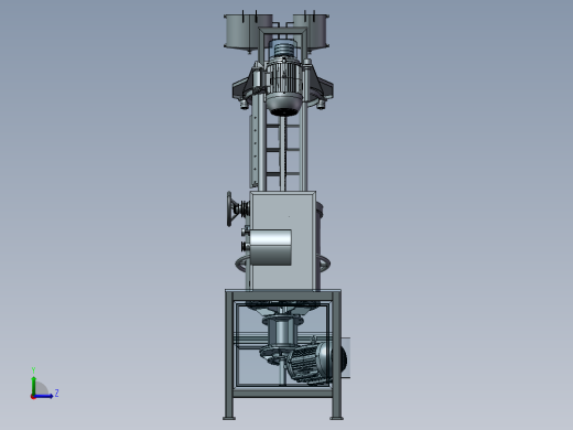 可倾斜造粒机左视缩略图