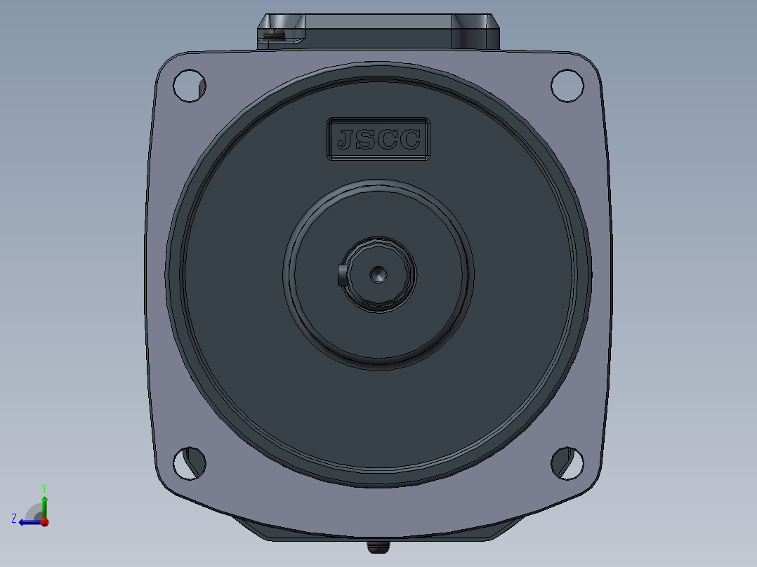 精研电机立式 s250v01-L右视图