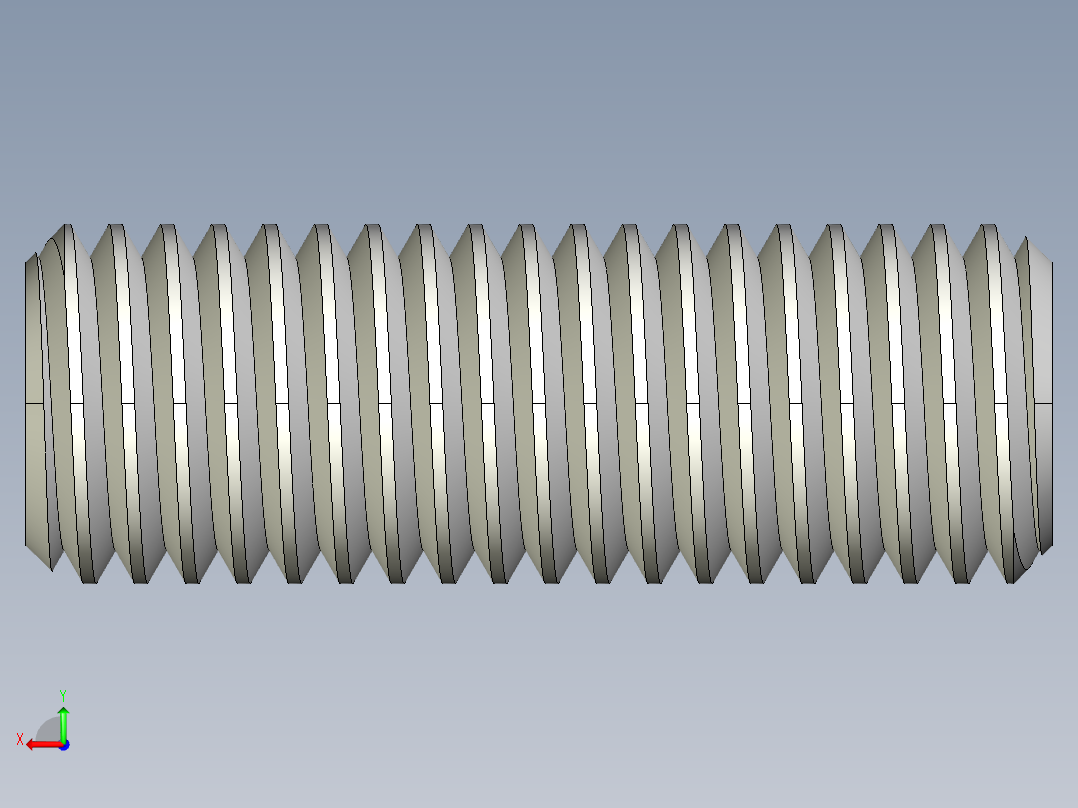 DIN 913-ISO 4026 固定螺钉-M14 L=40.STEP后视图