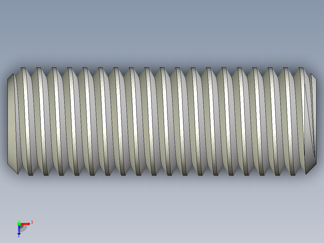DIN 913-ISO 4026 固定螺钉-M14 L=40.STEP俯视图