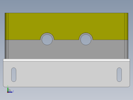 三孔按钮盒组件（天逸）左视缩略图