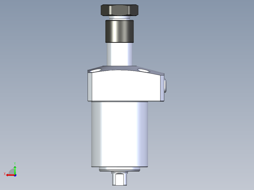 KOSMEKLHA0400-GRD_R01多系列多零件图纸模型后视图
