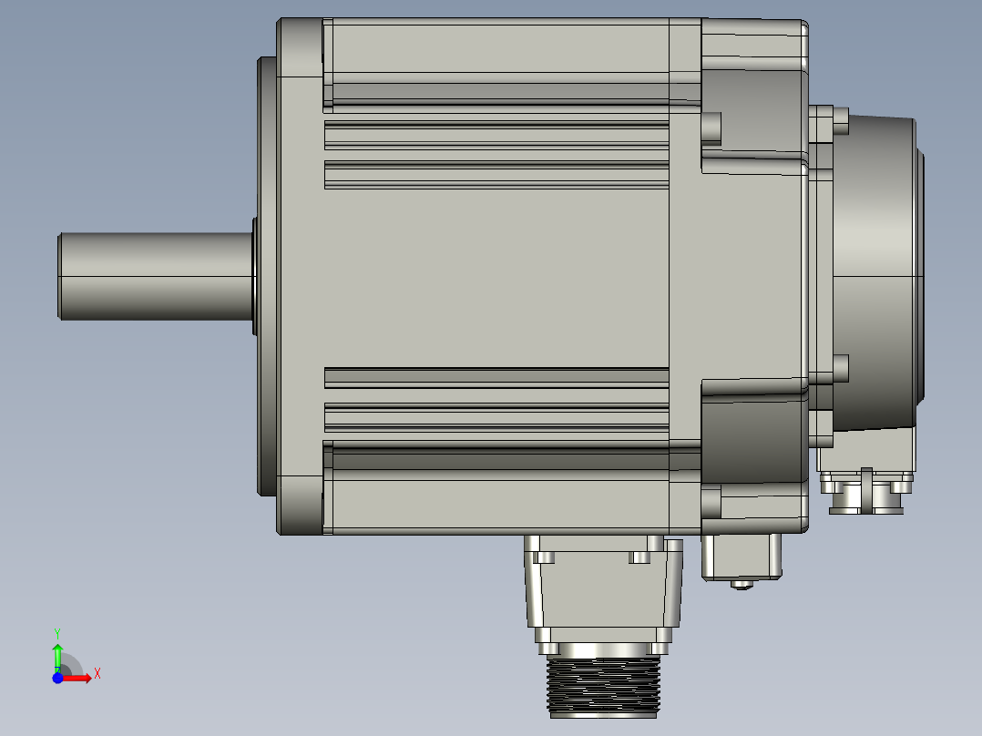 电机MS6G-130CN20BZ2-41P5前视图