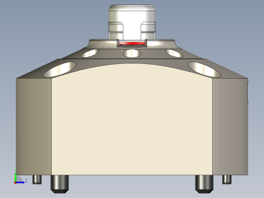 KOSMEKSFA3000-G0N-160多系列多零件图纸模型多系列多零件图纸模型左视缩略图