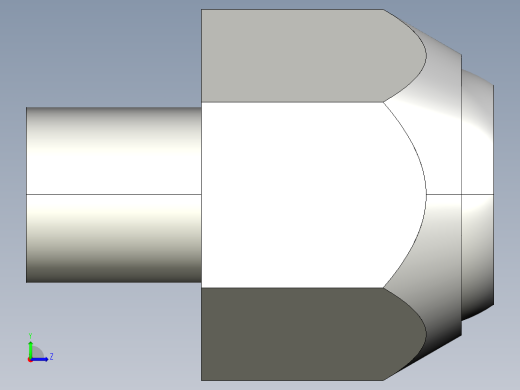定位配件BJ730-3D多系列多零件图纸模型左视缩略图