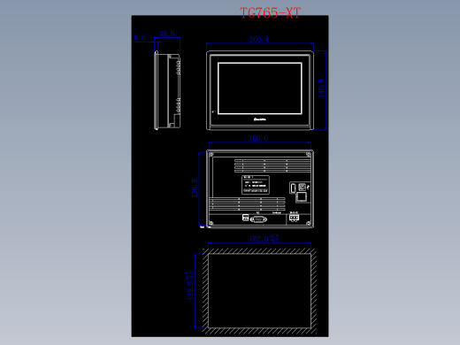 人机界面TG765-XT-C